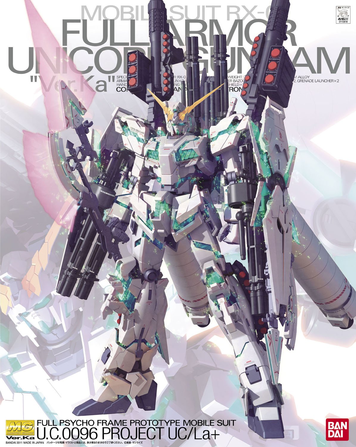 Mô hình lắp ráp Gundam Bandai MG Full Armor Unicorn Gundam Ver.Ka [GDB]