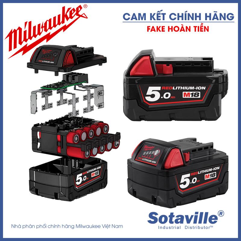 Pin 18v 5ah milwaukee m18 b5