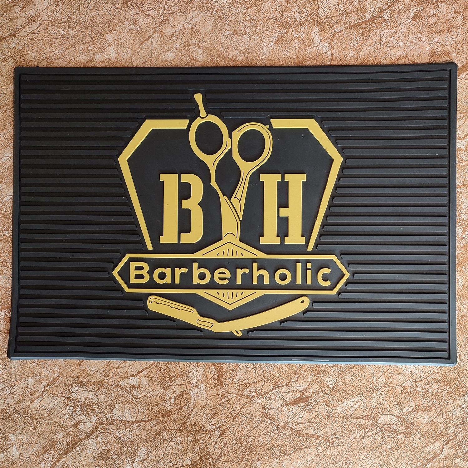 Thảm cao su BarberShop , Thảm lót tông đơ