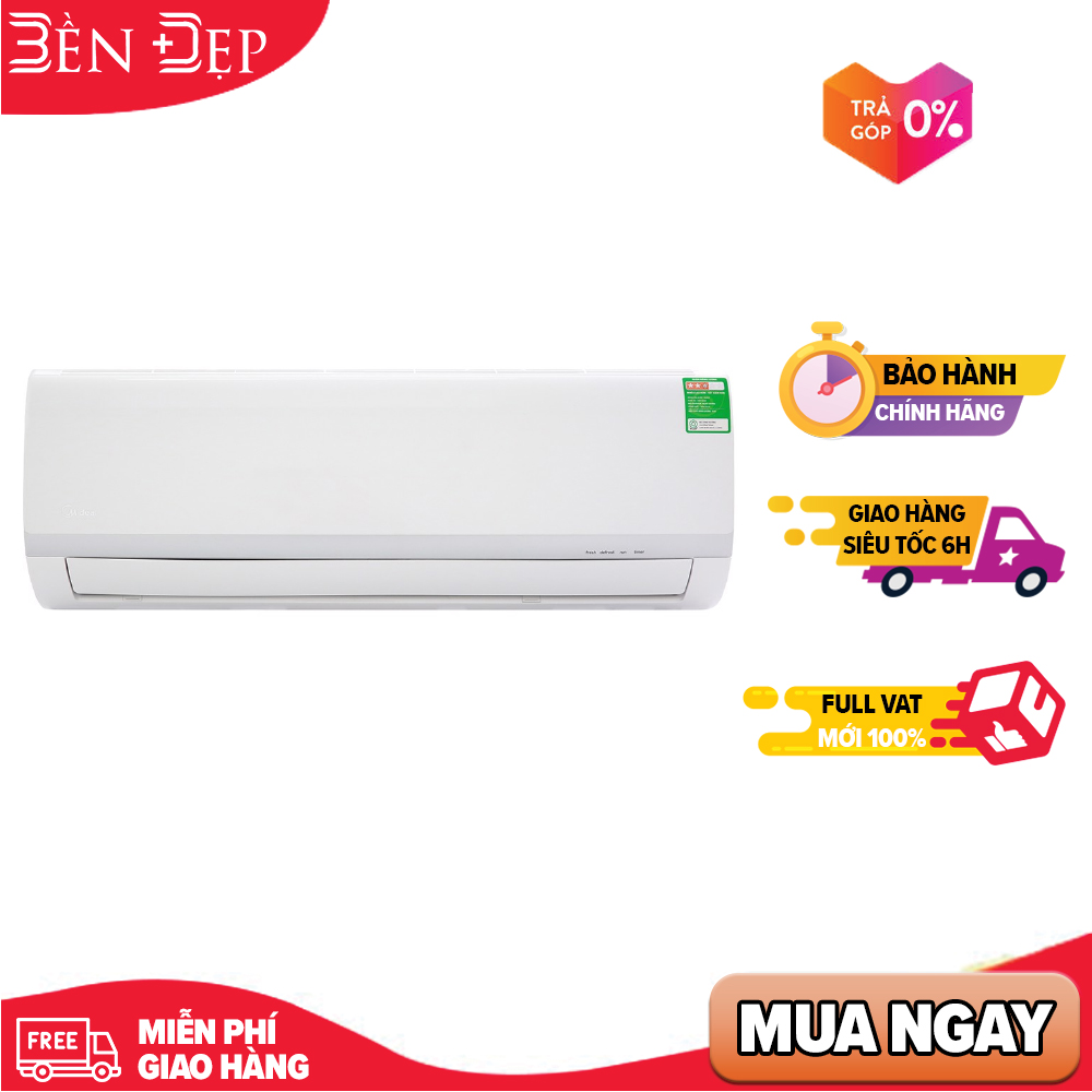 Điều hòa Midea 1 chiều 9.000BTU MSAFB10CRN8 /MSAFGII10CRN8 Giá áp dụng giao tại HN HCM& các tỉnh liên hệ shop