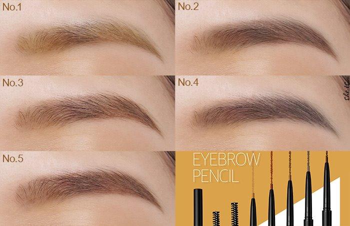 Chì kẻ mày siêu mảnh J.Mue Slim Eyebrow Pencil