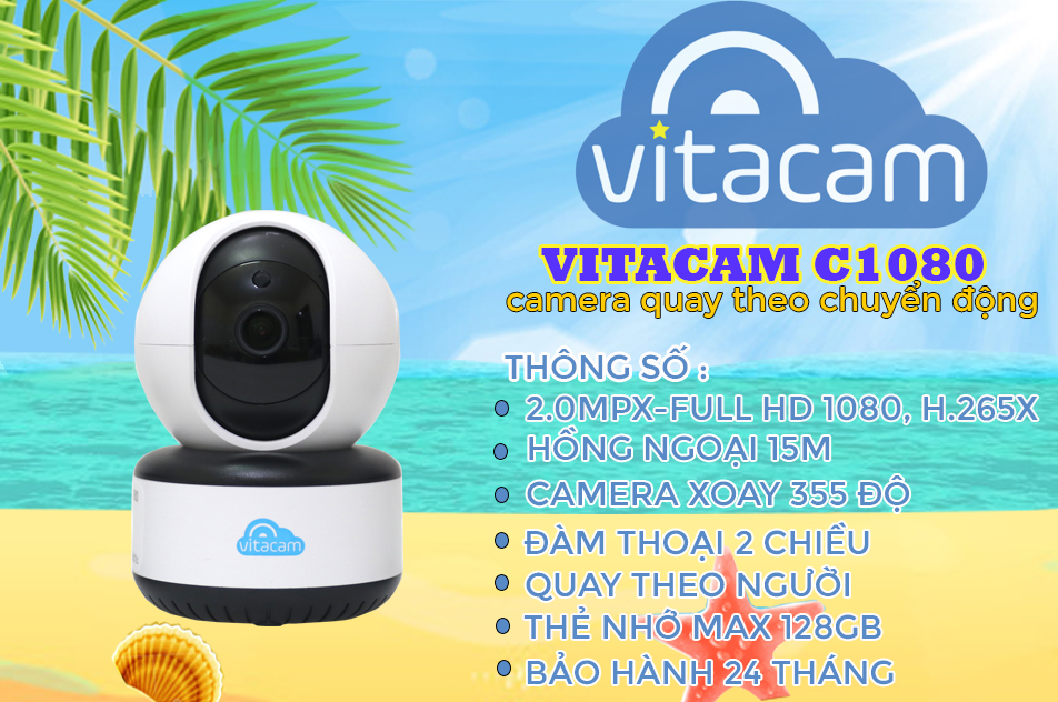 Camera VITACAM C1080 | 2.0MPX - FULLHD 1080P - H.265X