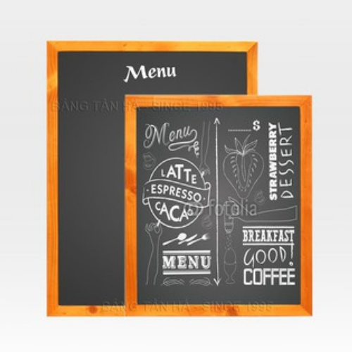 [HCM]Bảng menu 1 mặt Standa - Bảng chính hãng Tân Hà - kích thước 60x80cm