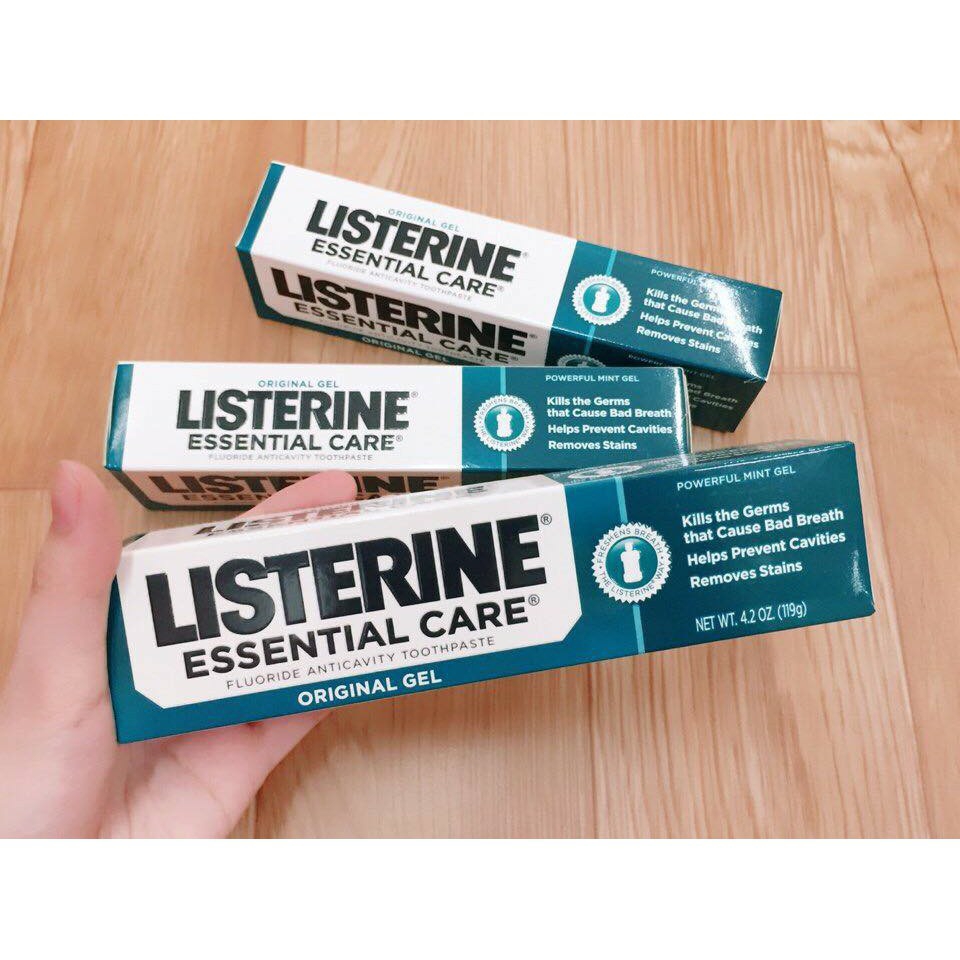 Kem đánh răng listerine 6in1 mỹ hộp 119g