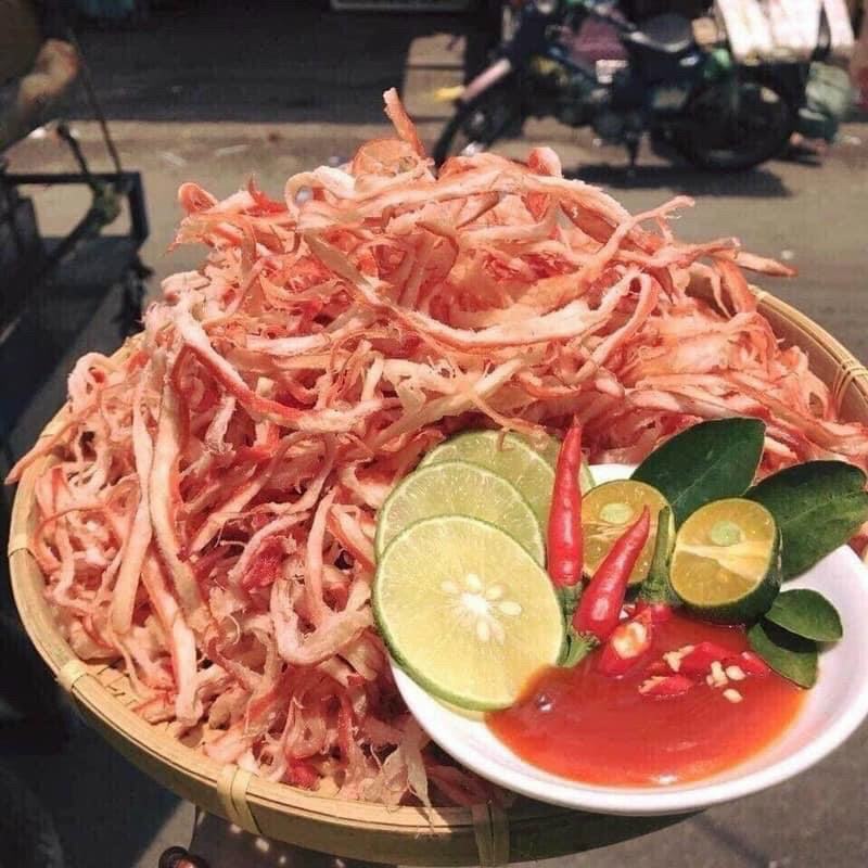 Mực sợi hấp nước dừa thái lan hộp 250g