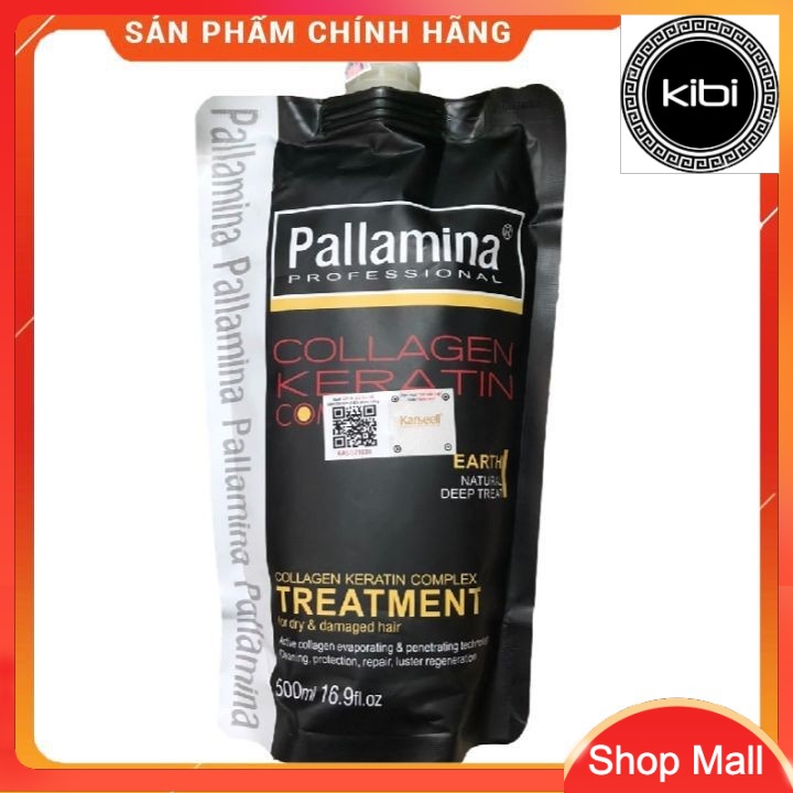 Hấp dầu suôn mượt pallamina collagen keratin complex túi 500ml []