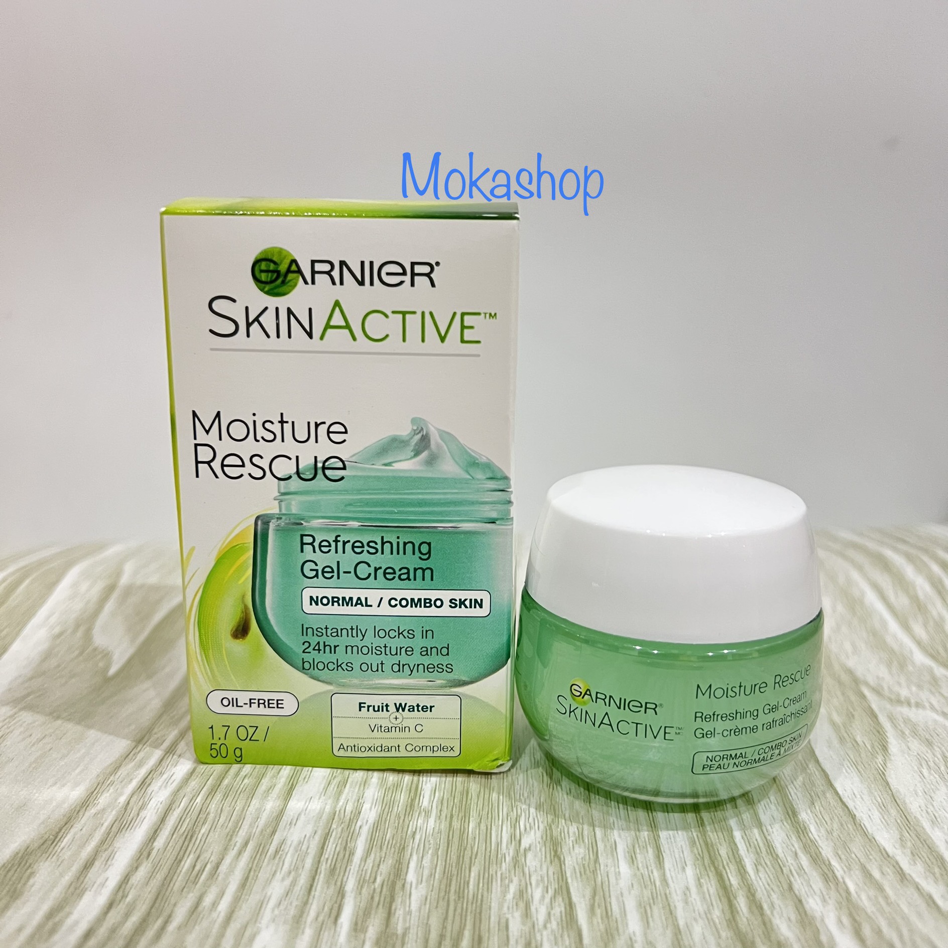 Kem Dưỡng Ẩm Dạng Gel Garnier SkinActive Moisture Rescue Face Moisturizer 50g