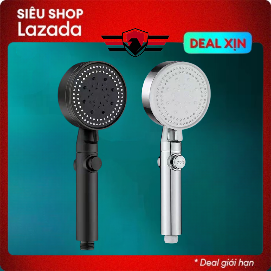Vòi sen tăng áp siêu mạnh, Vòi sen tắm đa chức năng, Vòi sen lọc nước, Vòi sen tăng áp lực nước - Huy Tưởng