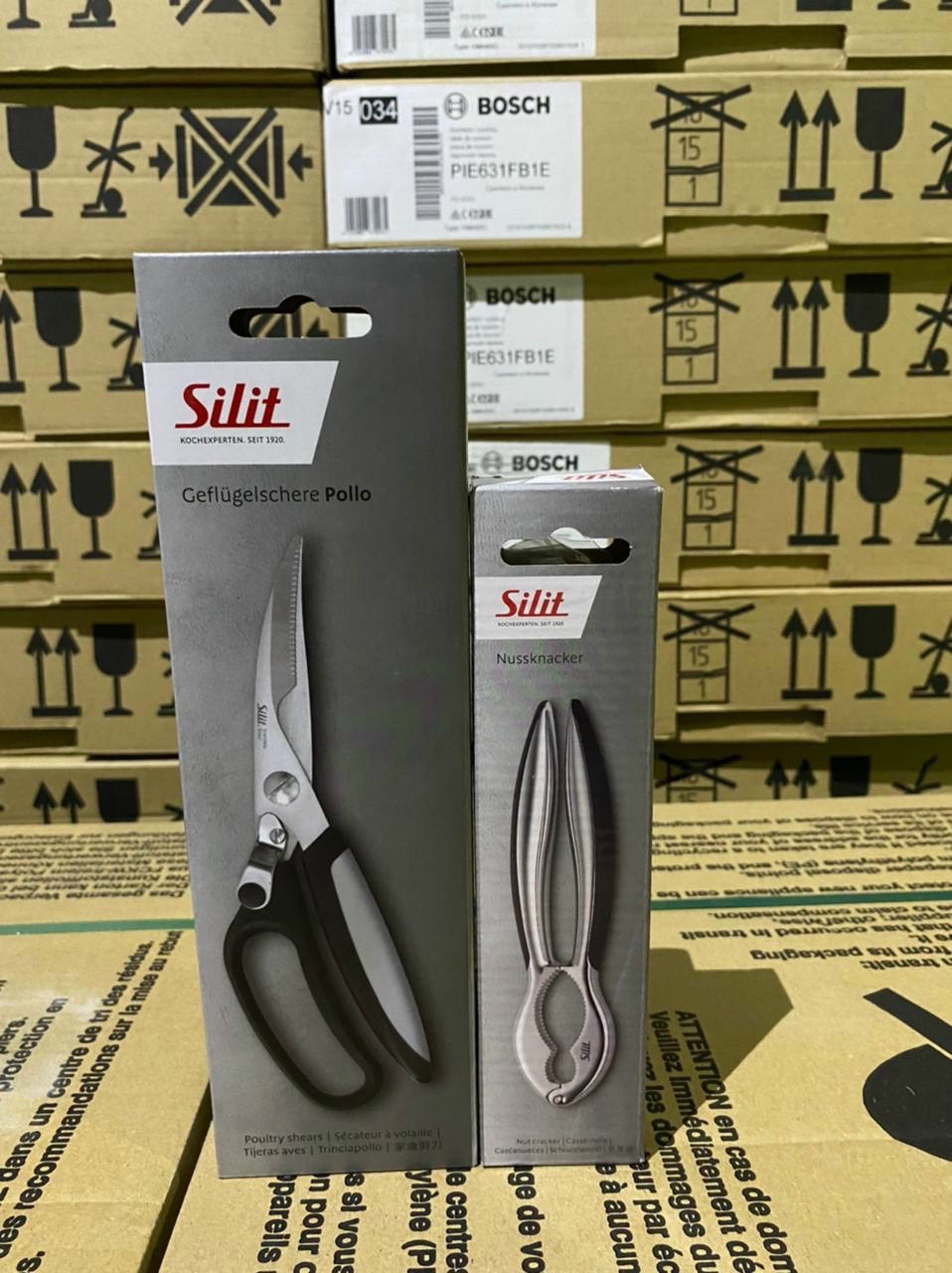 Kéo cắt gà và kìm kẹp càng cua silit -made in germany