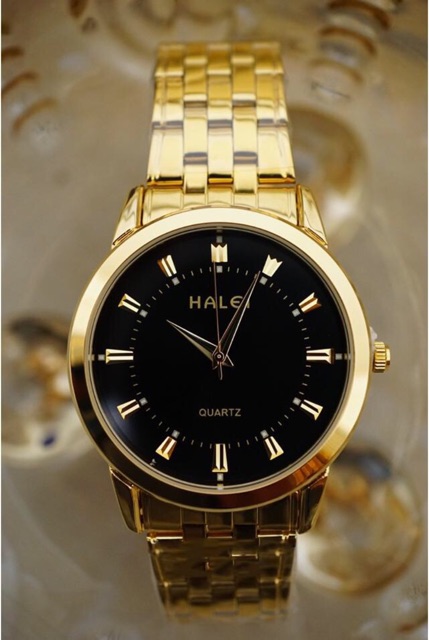 Đồng hồ nữ halei chống nước dây vàng sang trọng