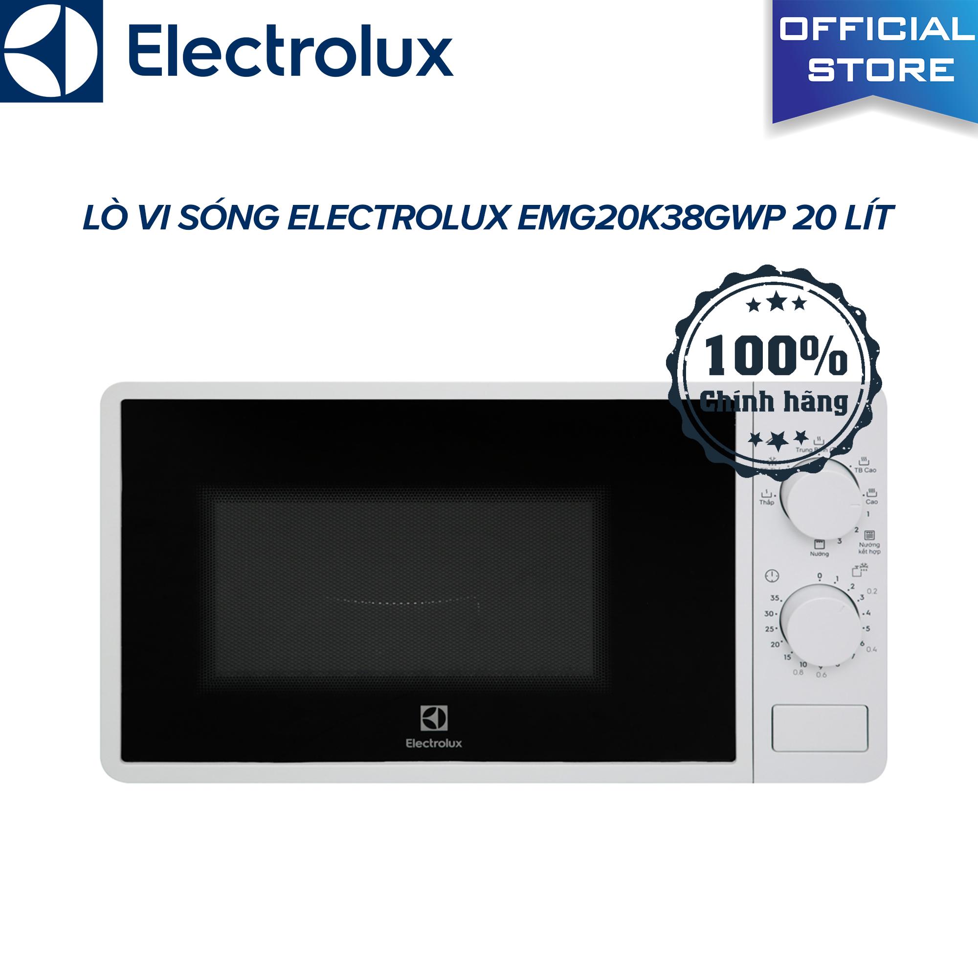 Lò vi sóng electrolux emg20k38gwp 20 lít