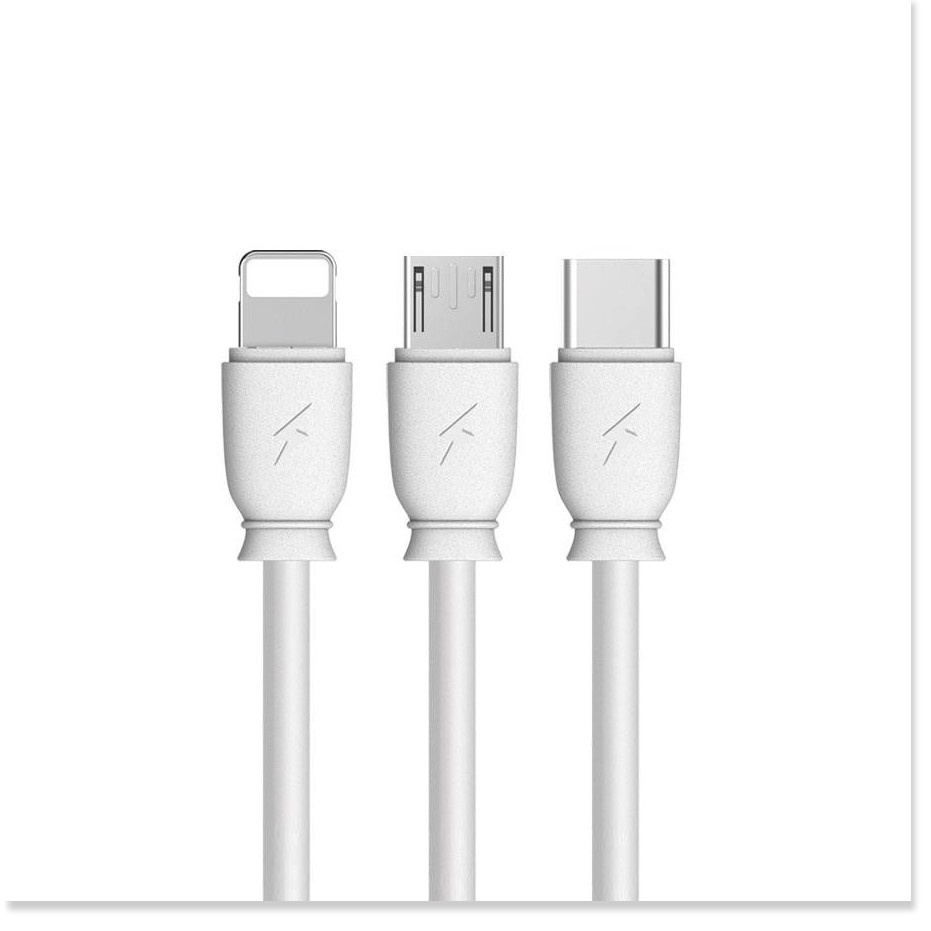 Cáp sạc nhanh Remax RC134 phiên bản Type C, Lightning, Micro