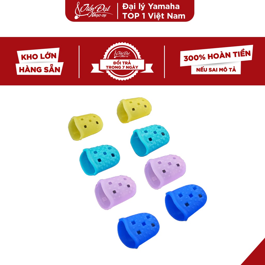 Bộ 4 bọc ngón tay chơi guitar bằng cao su bảo vệ ngón tay khi chơi đàn guitar