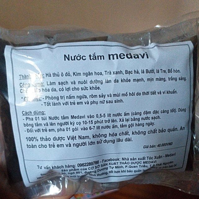 Nước Tắm Thảo Dược Medavi