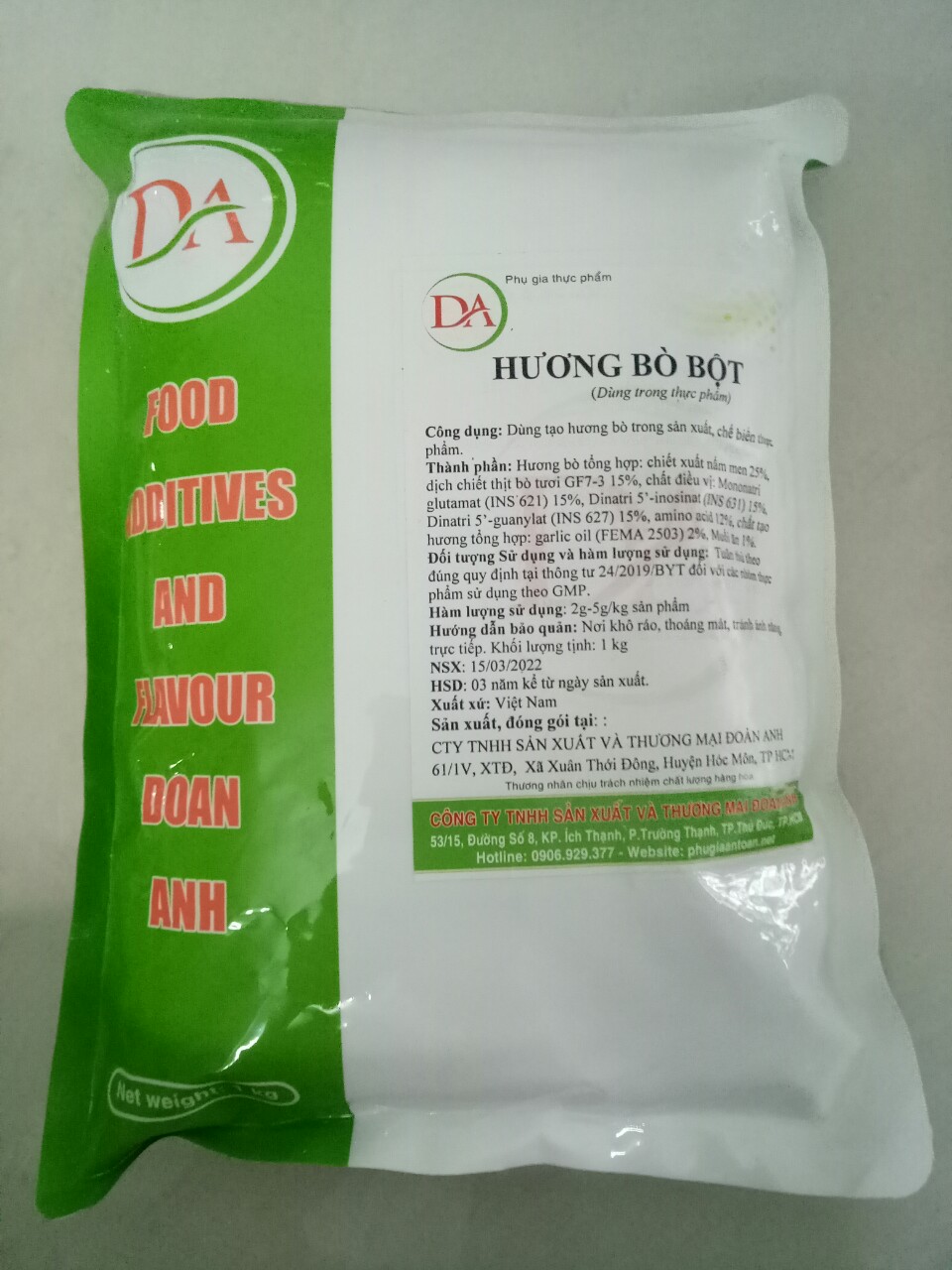 Hương bò bột đoàn anh/ hương bò bột