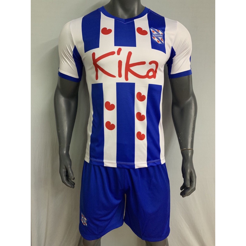 Quần áo bóng đá đồ đá banh clb heerenveen-đoàn văn hậu 2019-20 mới nhất tay ngắn