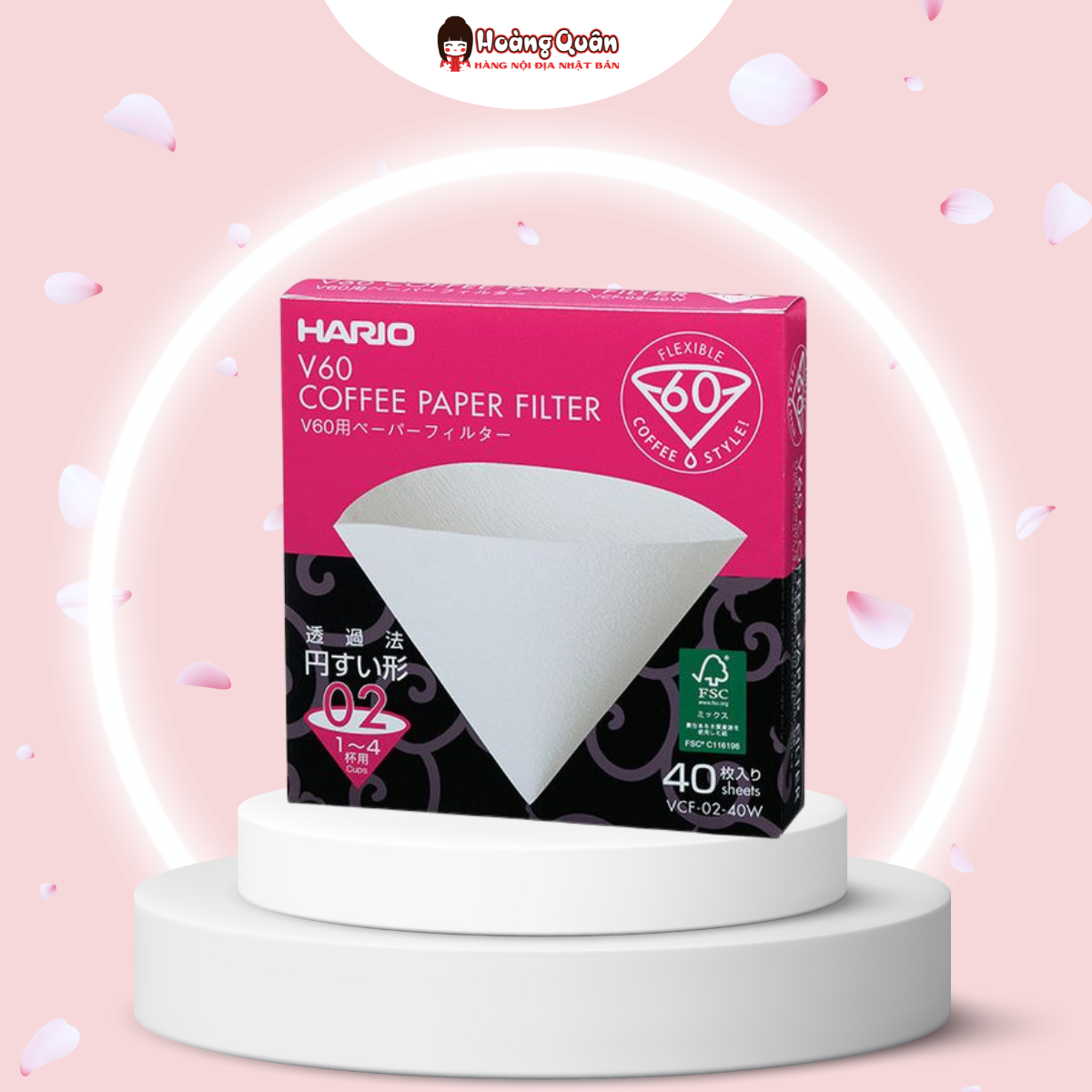 Giấy lọc cà phê hario v60