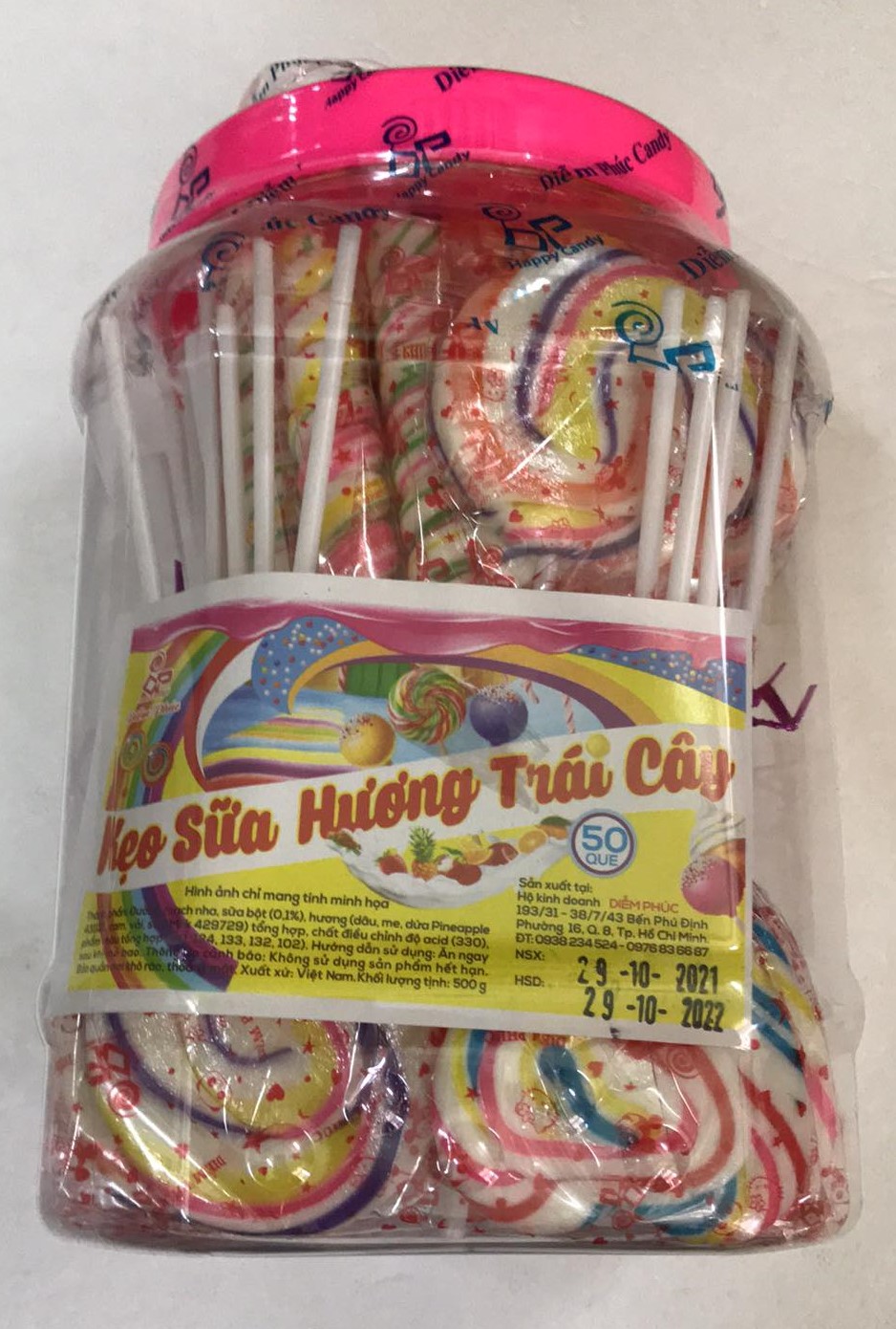 Kẹo que cứng Diễm Phúc 50 que