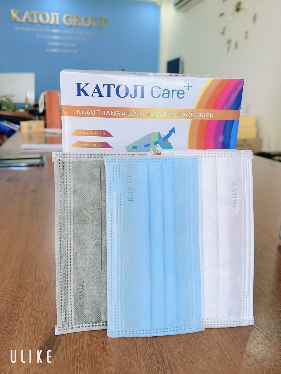 Khẩu trang y tế 4 lớp vải katoji