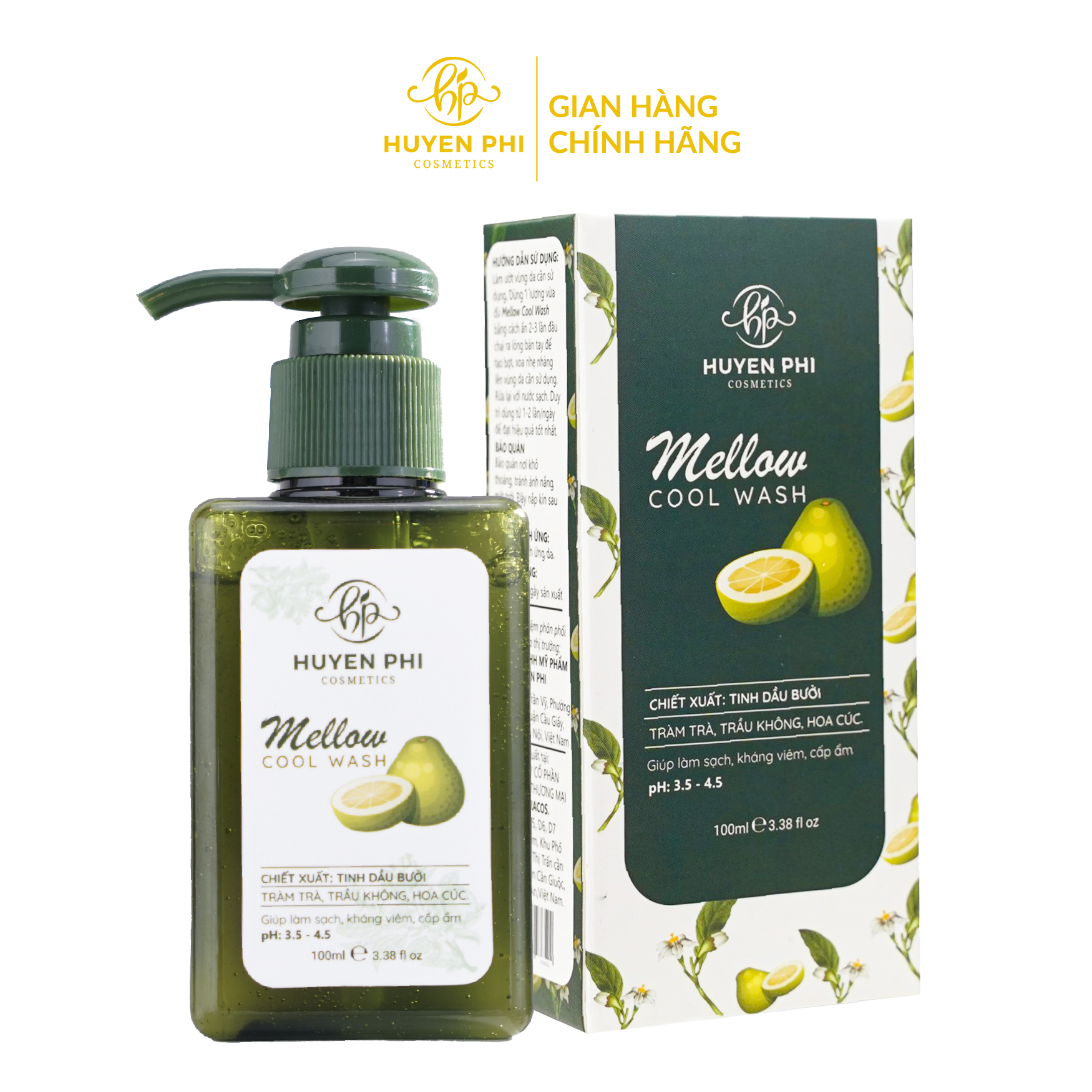 Dung dịch vệ sinh Mellow Cool Wash 100ml