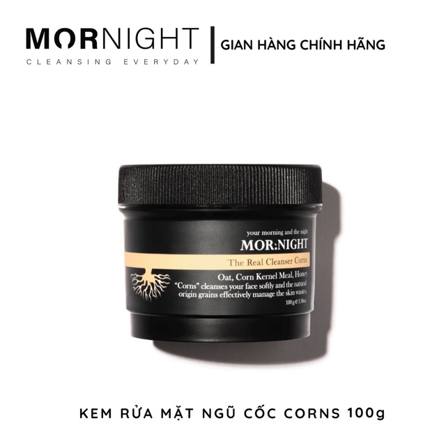 Sữa rửa mặt hữu cơ ngũ cốc -100g mornight☘️