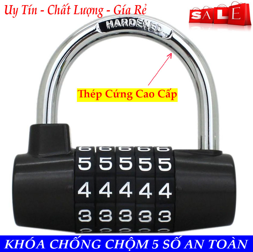 Khóa 5 số thông minh - Ổ khóa chống chộm cao cấp - Mua ngay khóa cửa Ổ Khóa YF20621 5 Số. Chống Gỉ Mã 5 Số Bảo Mật Cao an toàn cho ngôi nhà bạn.