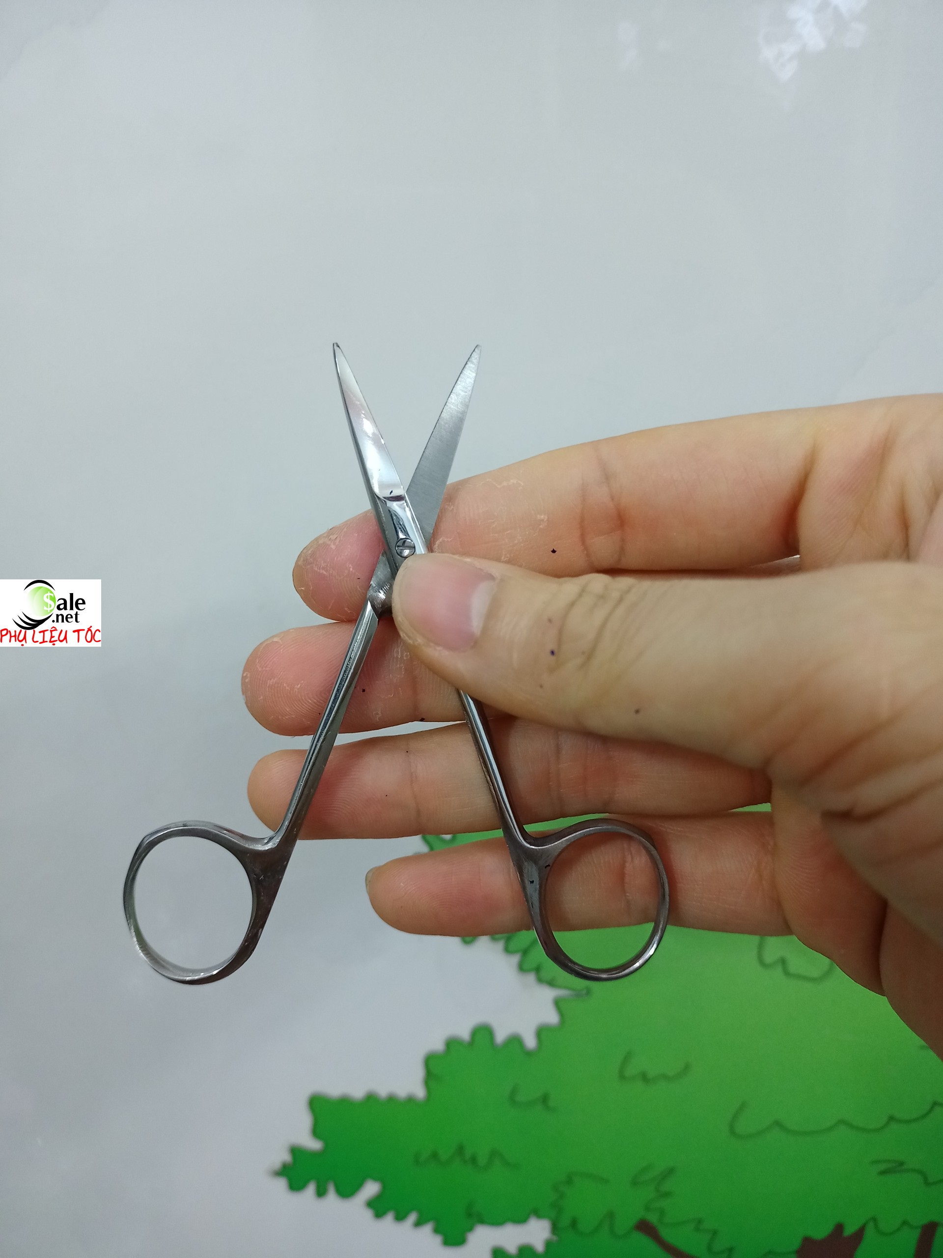 Kéo nhỏ dùng để cắt mi, cắt lông mũi - chuyên sỉ phụ liệu tóc
