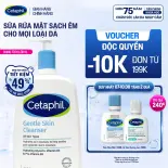 Sữa rửa mặt dịu lành cho da nhạy cảm Cetaphil Gentle Skin Cleanser 1000ml