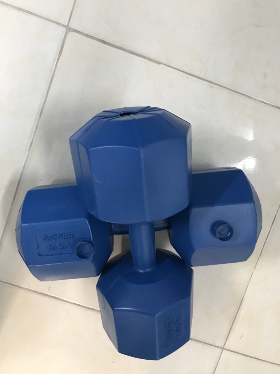 Combo 4 vỏ tạ tay nhựa , 2 vỏ )