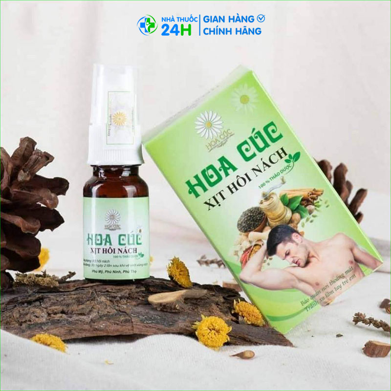 Xịt khử mùi Hôi Nách Hoa Cúc Khử Mùi hiệu quả -kèm phiếu bảo hành chính hãng