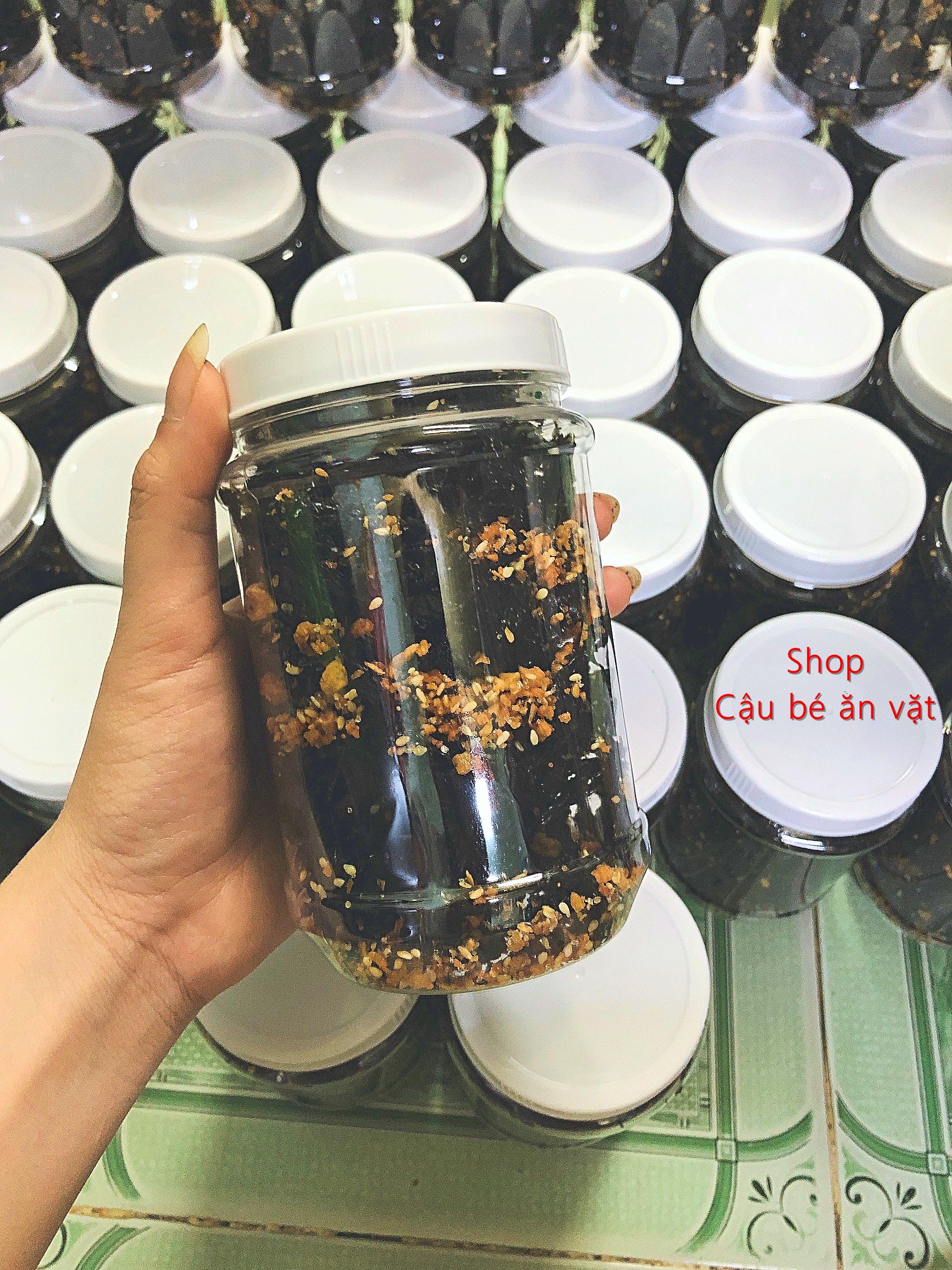 Rong biển cháy tỏi mè hũ 70g