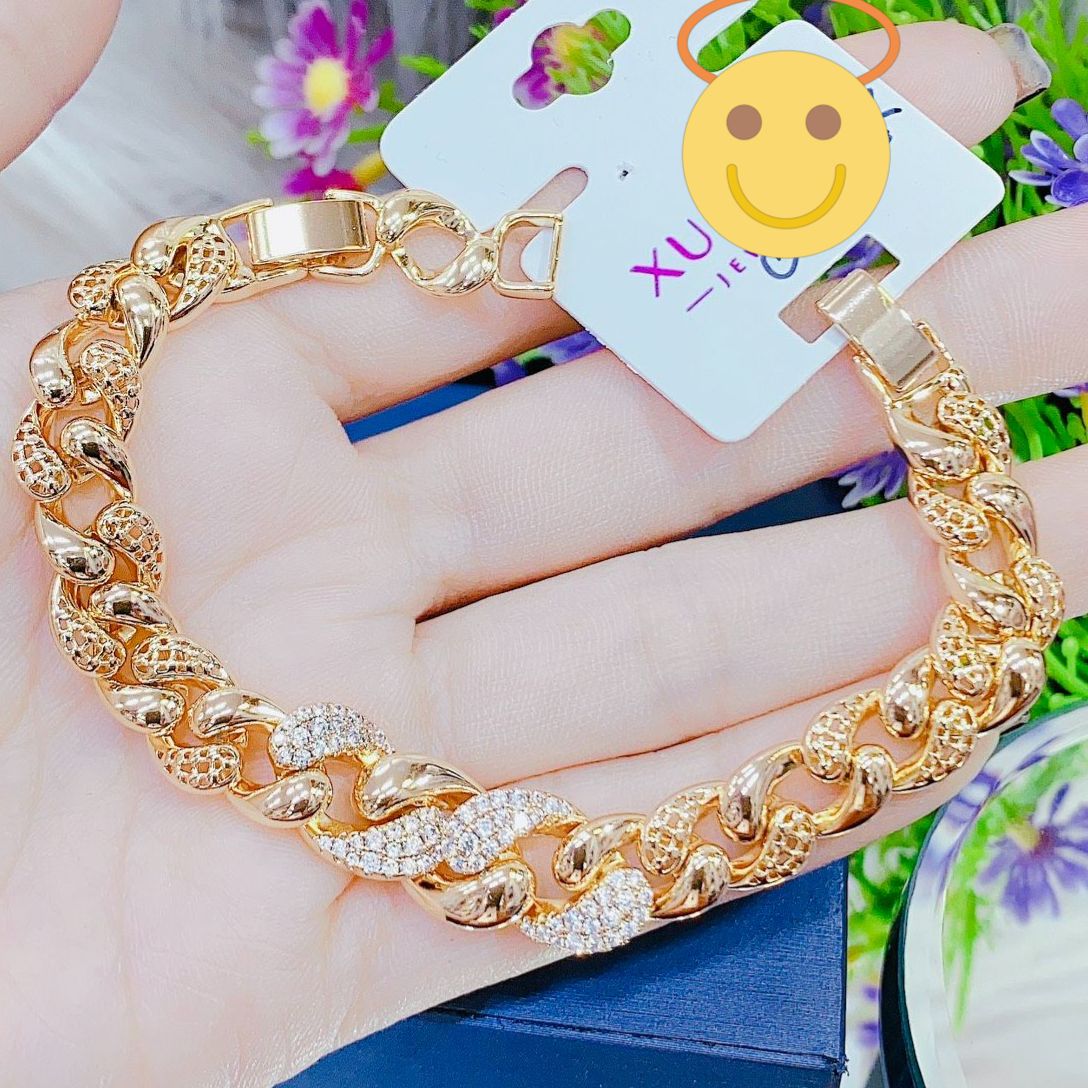 Lắc tay nam nữ đính đá xuping | juri shop l31231 | thiết kế hàn quốc - bền màu, cam kết không dị ứng