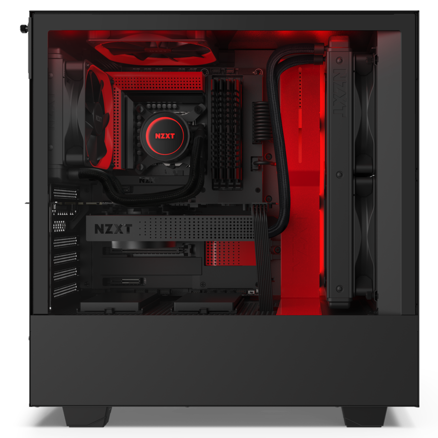 VỎ CASE NZXT H510I ĐEN ĐỎ (Mini-ITX, MicroATX, ATX)