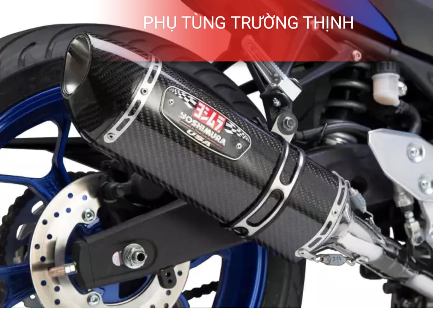 Lon pô Yoshimura Carbon Nhập