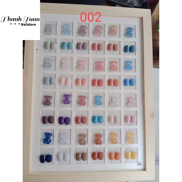 Set sơn gel 24 màu Very Good Nail chính hãng tặng kèm bảng màu gấu cute - Sơn nail cao cấp - Phụ kiện nail Thanh Tuấn