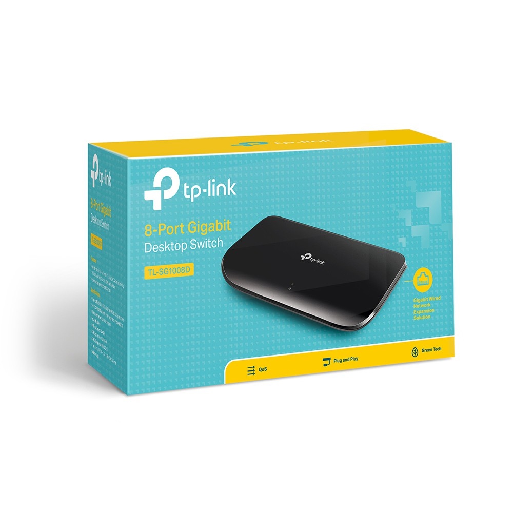 [Mã 1511ELSALE hoàn 7  đơn 300K] Bộ Chia Mạng 8 Cổng Gigabit TP-Link SG1008D - Switch 8 Port Gigabit - Hàng Chính Hãng