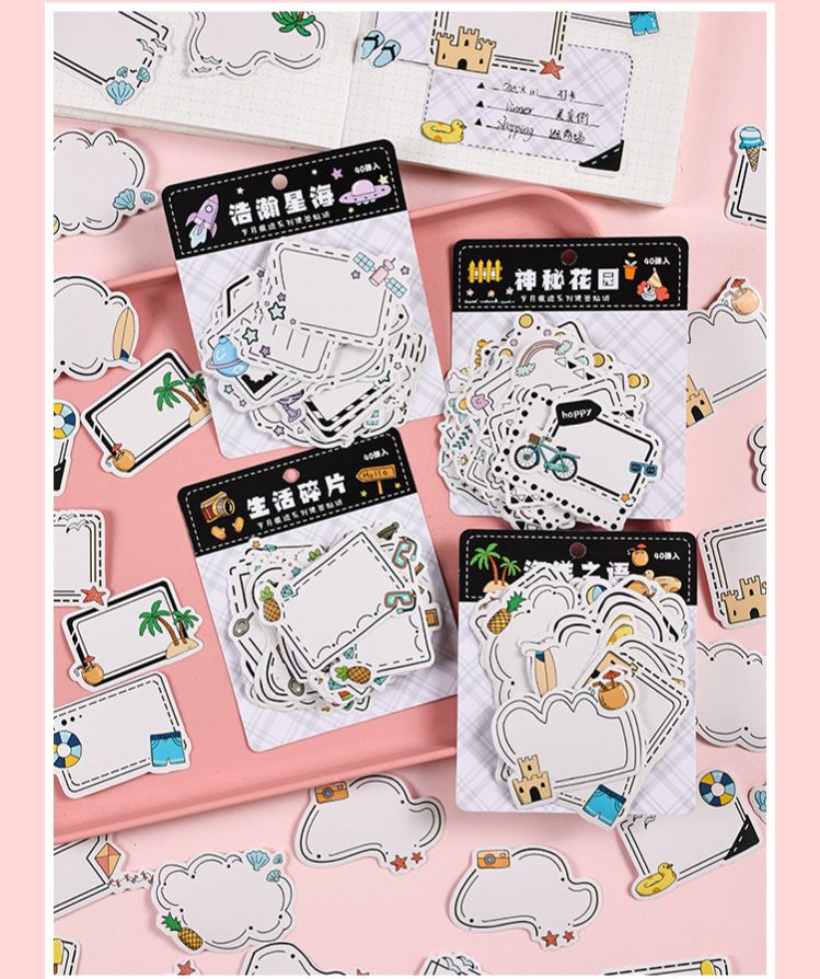 Gói Sticker dán nhãn Creative Pocket Book