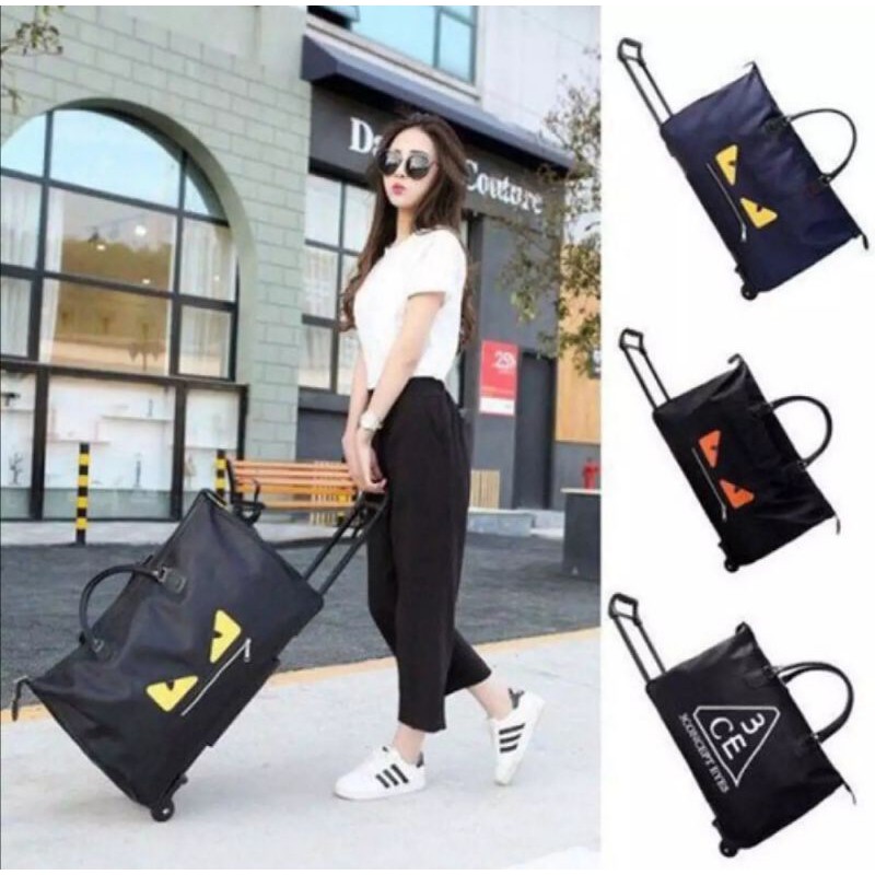 Túi du lịch, túi trống có bánh xe, tay xách 3CE. Hàng cao cấp (MA-35)