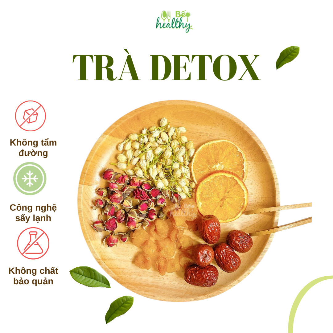 Trà detox trà thảo mộc hoa quả sấy 30 ngày - Bếp healthy Hà Nội