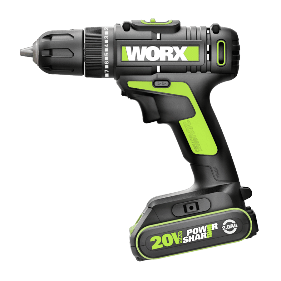 Máy khoan vặn vít dùng pin li-ion 20v wu172 - worx green