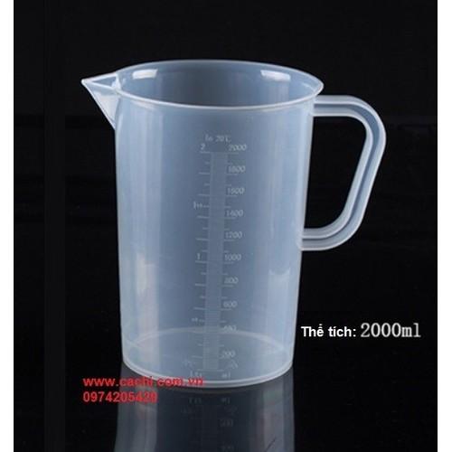 Ca đong nhựa có chia vạch 1000ml - can1000