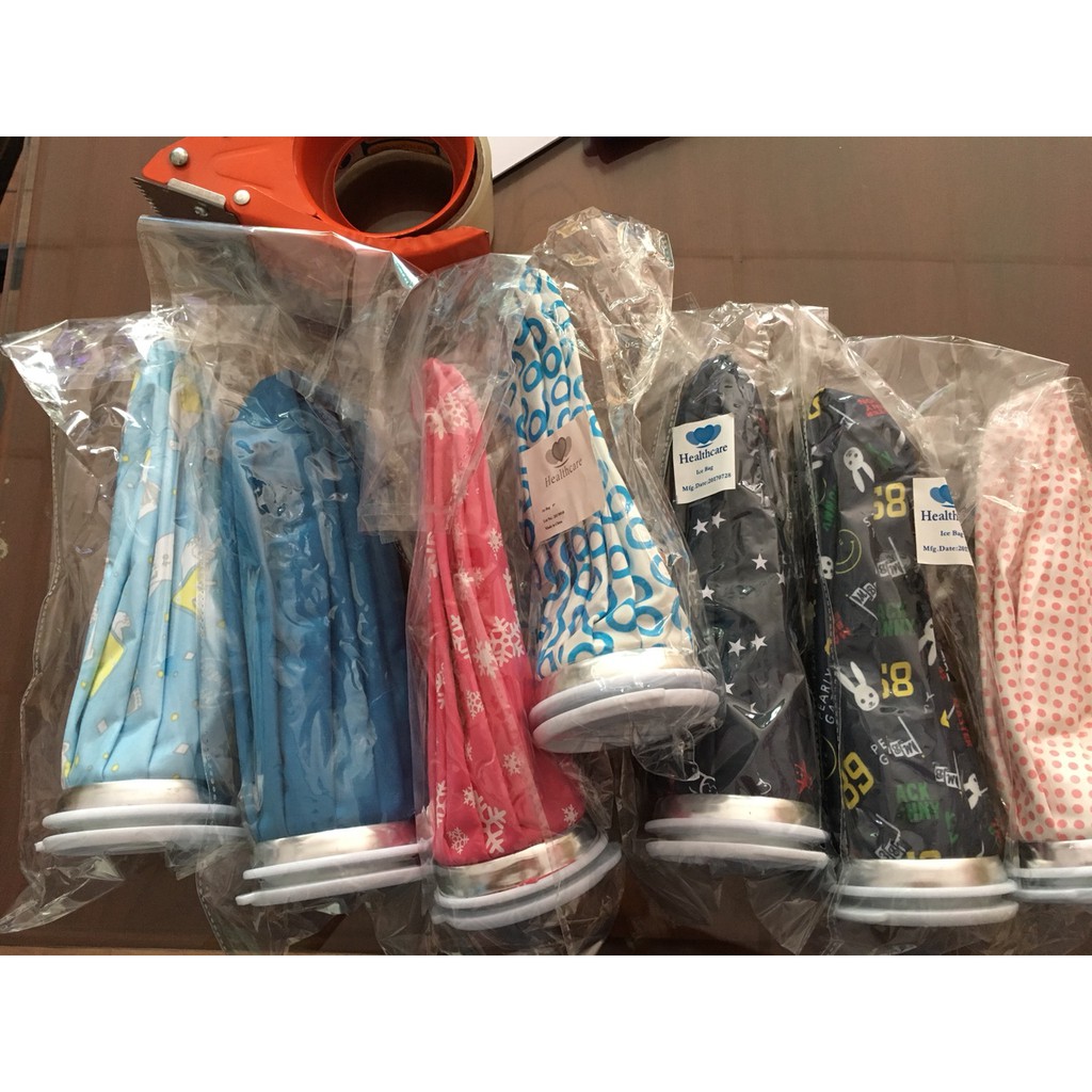 Túi chườm cầm tay nóng lạnh chấm bi cỡ lớn tan máu bầm giảm sưng giảm đau đa năng (màu ngẫu nhiên)