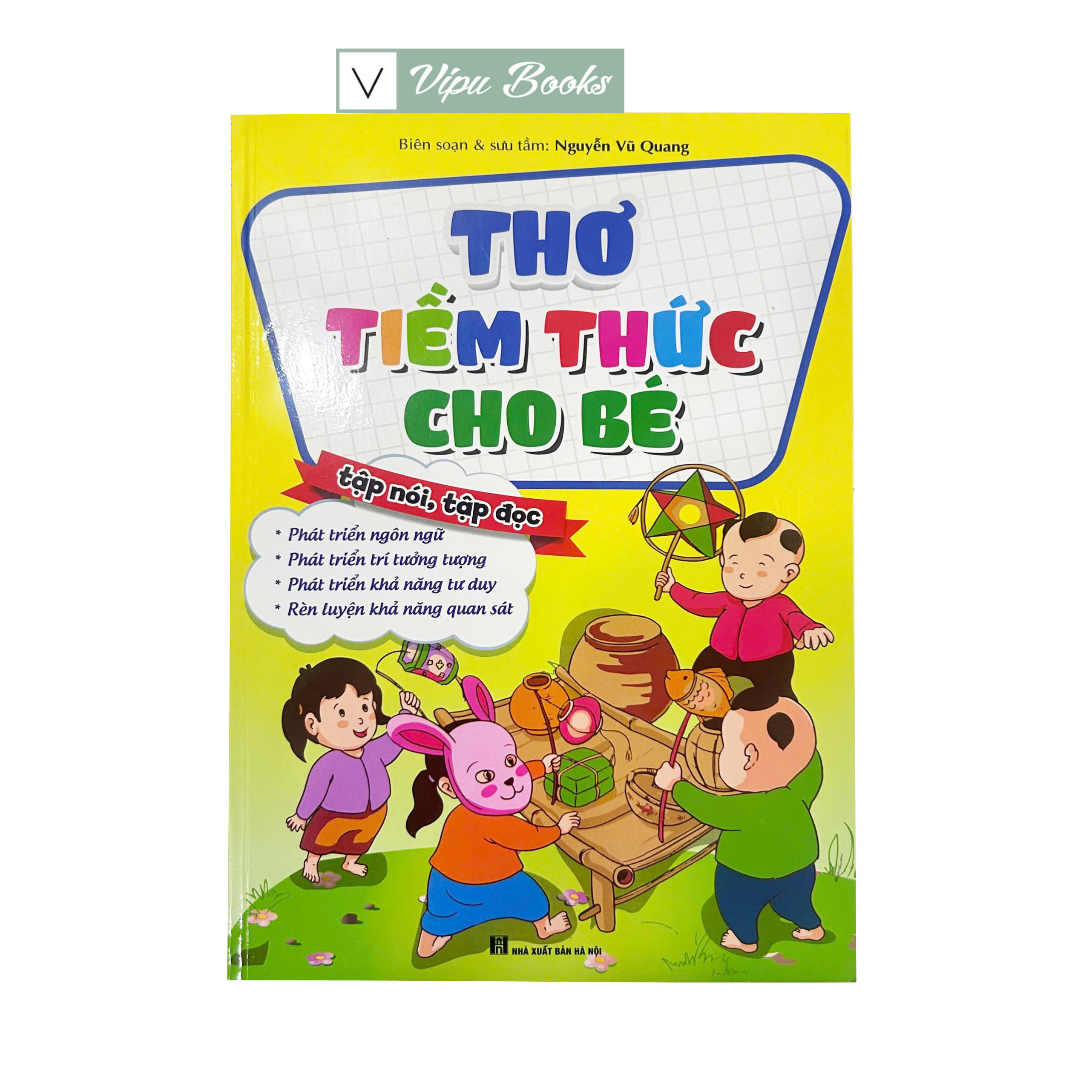 Sách - Thơ Tiềm Thức Cho Bé Tập Nói Tập Đọc - Phát triển ngôn ngữ - Trí tưởng tượng - Khả Năng Tư Duy Quan Sát