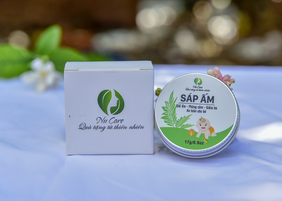Cao tinh dầu tràm - sáp ấm cho bé 17gr