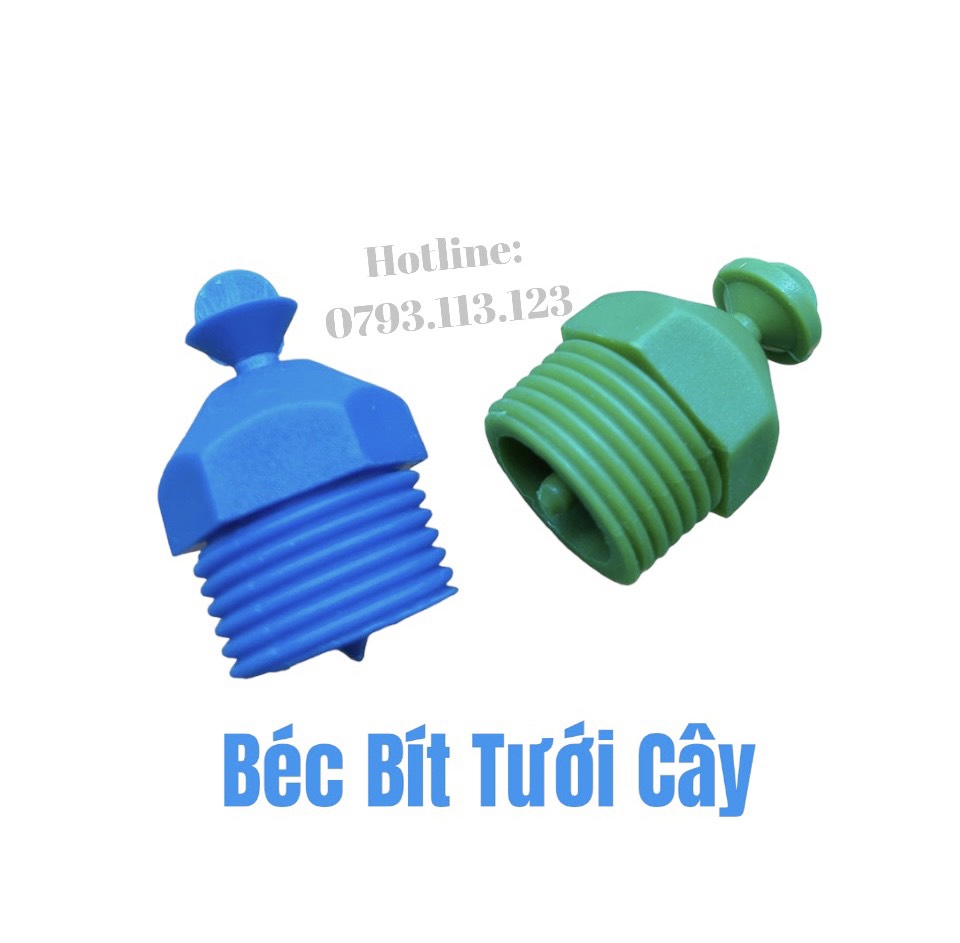 Bộ 10 béc bít phun cao hoặc phun ngang ren ngoài phi 21
