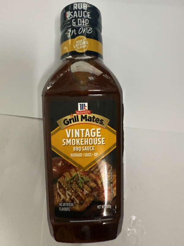 Sốt ướp BBQ McCormick vị khói 500g nhập khẩu Thái Lan