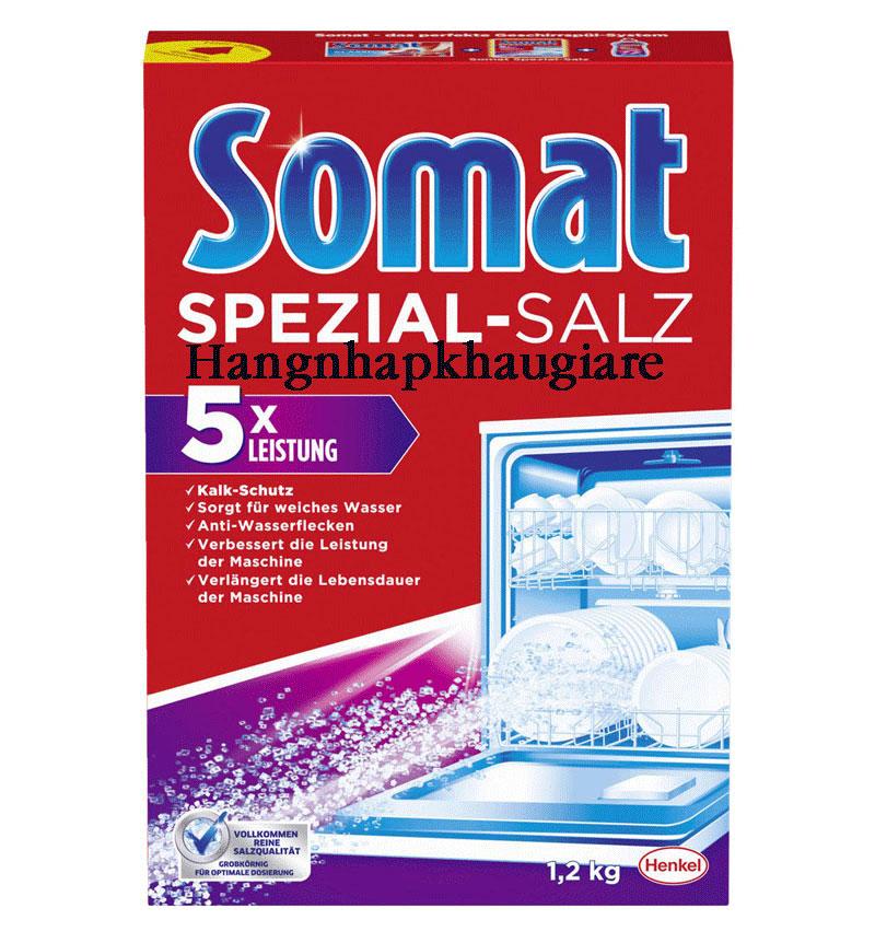 Muối rửa ly - bát somat 1.2kg - đức