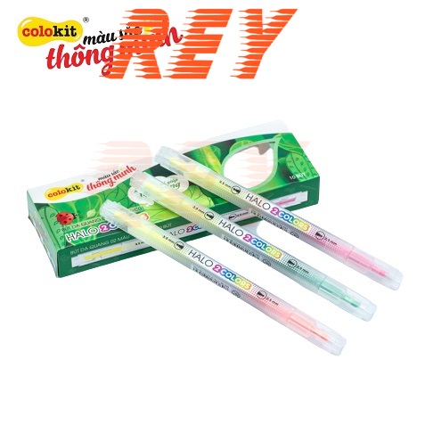 Giao hoả tốc- Bút dạ quang đánh dấu dòng 2 màu Thiên Long Colokit HL-C01