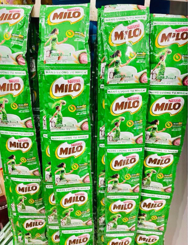 1 dây tặng 1 gói_Milo dây Nestle (dây 10 gói) 22g