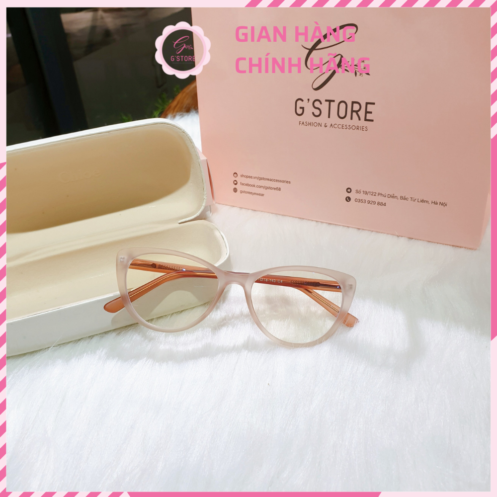 Gọng kính cận tròn nữ kính gọng dẻo chất nhựa đẹp gọng kính hàn quốc thời trang kính cận gọng mắt mèo cao cấp, giá rẻ